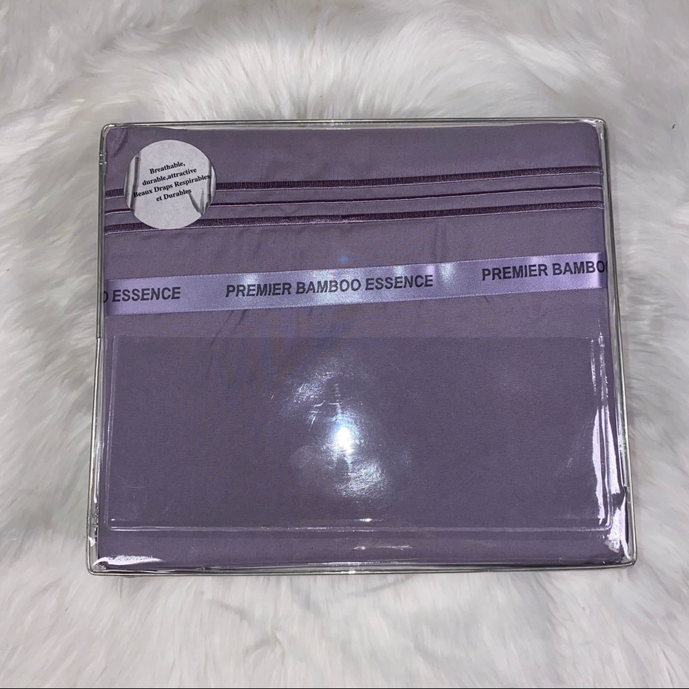 ⭐️SALE⭐️King 4pc Lavender Bedsheets - Picture 3 of 6